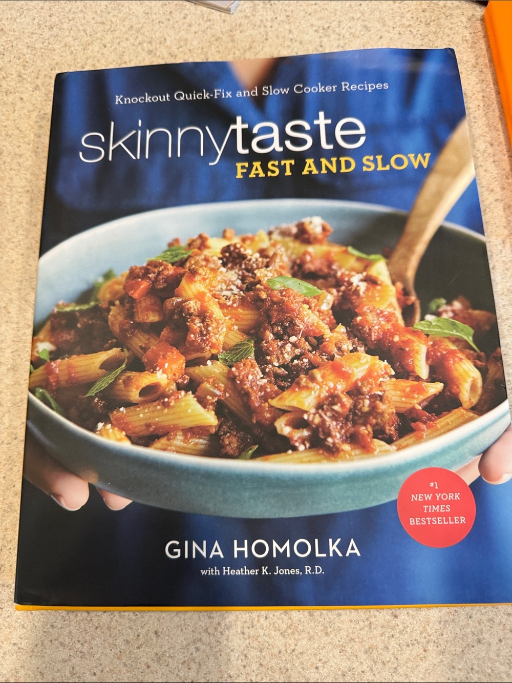Fast and Slow Cookbook by Gina Homolka - Blue Cover